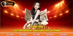 Casino S666 - Livestream Mượt, Nhiều Bàn Cược Dễ Thắng